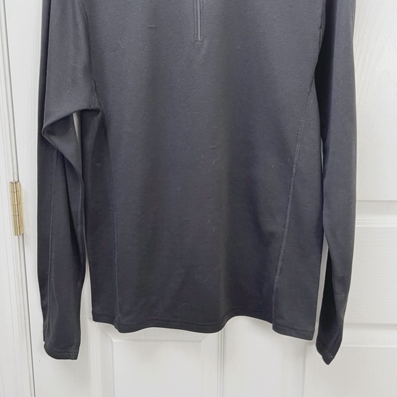 Marmot Polartec Quarter Zip Pullover Top in Black - Picture 3 of 8